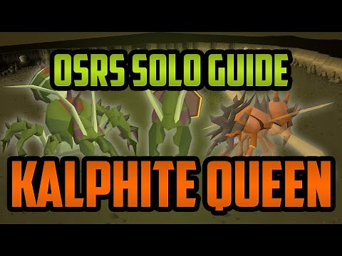 OSRS KALPHITE EASY SOLO GUIDE - Best Way to get KQ Head and Pet