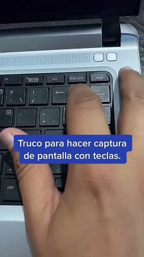 🖥 Truco para hacer captura de pantalla con teclas