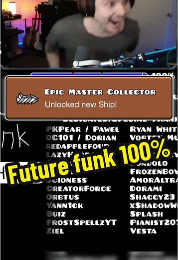 Future Funk 100%: Mastering Geometry Dash Challenges