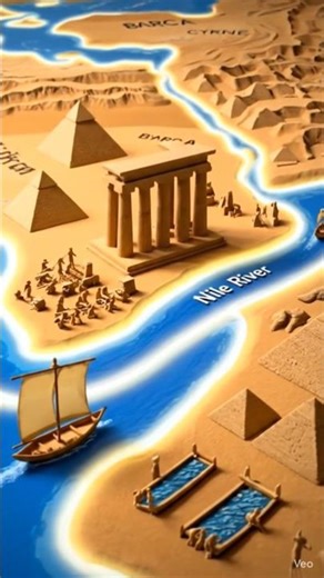Where is the Nile River?"#BeeAnimation #HistoryFacts #GeographyFacts