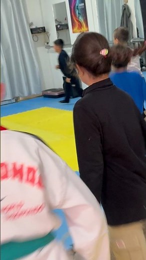 تدريبات التايكواندو مع الصغار 🥋😍