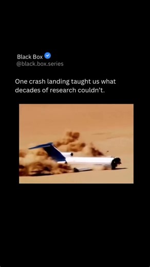 Black Box on Instagram: "Crash tests are a critical part of aviation safety, designed to understand what happens to an aircraft and its occupants in the worst-case scenario. These tests involve slamming aircraft sections, seats, cargo containers, and even full fuselages into the ground under controlled conditions to study impact forces, structural failure, fire behavior, and how well safety systems perform. Data from crash tests helps engineers improve seat strength, restraint systems, cabin lay