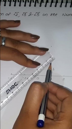 representing √2 on the number line 🤝📚 #maths#easylearning #tricks #mathstricks #education#students
