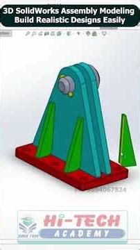 🌟 SolidWorks Assembly Modeling | Build Realistic Designs Easily