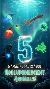 5 Amazing Facts About Bioluminescent Animals! 🌟✨ (Nature's Light Wonders!)