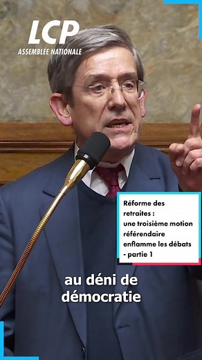 Réforme des retraites : Charles de Courson et Mathilde Panot s’indignent contre le refus de Yaël Braun-Pivet d’organiser un nouveau tirage au sort incluant la motion référendaire déposée par le groupe Libertés, indépendants, outre-mers et territoires. Un