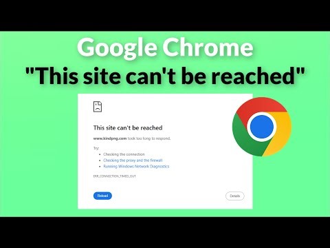 Google chrome - This site can't be reached - ERR CONNECTION TIMED OUT - 2026 - Fix