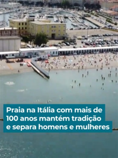 Praia é lugar de reunir famílias, amigos e casais. Mas, na Europa, existe uma praia onde homens e mulheres ficam separados por um muro de concreto de três metros de altura e 74 metros de comprimento, que termina dentro do mar. Conhecida como La Lanterna ou El Pedocin, a praia fica em Trieste, no noroeste da Itália, e é banhada pelo Mar Adriático. Administrada pela prefeitura de Trieste, a praia é cercada por muros e tem duas entradas. O ingresso custa 1,20 euro, cerca de sete reais. Homens e mul