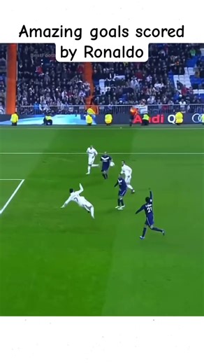 Amazing goals scored by Ronaldo