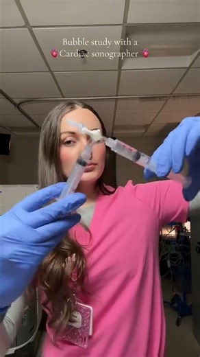 Bubble studies are safe!#cardiacsonographer #sonographer #ultrasoundtech #echocardiography #health