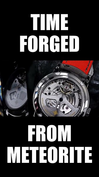 A Kickstarter Project We Love: Panoramic Moon Phase, Luminous Moon, Unique Meteorite Dial