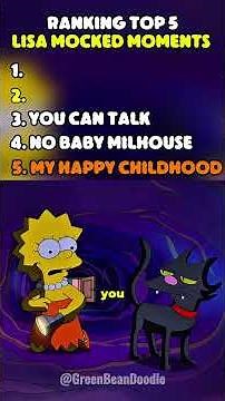 Ranking Lisa Simpson's Most Brutal Moments 😭 #simpsons