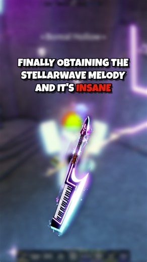 Finally obtaining the Stellarwave Melody and it's INSANE?! #fisch #roblox #robloxfisch #shorts