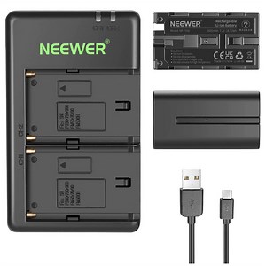 NEEWER NP-F550 Battery Charger Set for Sony - NEEWER