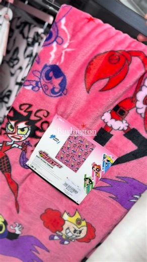 𝒞𝓊𝓉𝑒 𝓋𝒾𝓇𝒶𝓁 𝓉𝒽𝒾𝓃𝑔𝓈 ♥♡ on Instagram: "Powerpuff Girls VILLAINS blanket 🩷🩵💚 @burlingtondeals #fyp #viral #burlington #powerpuffgirls #cartoonnetwork"