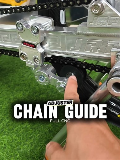 safety every ride♥️ #ADJUSTER CHAIN ROLLER GUIDE (full cnc)💯✅ #Universal #chainadjuster #chainguide #chainroller