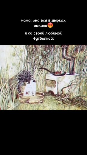 Ежик и его единственная тряпочка: мультик и ностальгия