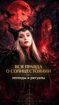 ✨Правда о солнцестоянии-легенды и ритуалы