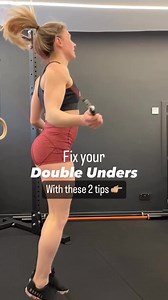 26K views · 120 reactions | Two small - but mighty - double under tips for improved rope control and a more efficient jump! Try them and share if it worked for you. Still stuck? I have a free video guide with a ton more tips and tricks to help master this frustrating skill. Get it at https://f.mtr.cool/offuemzhvj | WODprep | Facebook