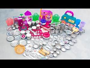 10Minutes Satisfying with Unboxing Hello Kitty Kitchen Set | Cute Tiny Miniature ASMR Mini Cooking