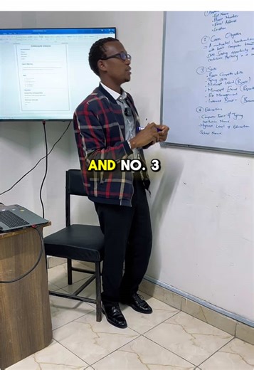 Part 2 | Creating a Simple CV In this part, the instructor explains the next important section of a CV, your skills. Students learn how to list practical skills such as basic computer skills, typing, Microsoft Word, Microsoft Excel, and file management. These skills show employers what you can actually do. Learn how to build a professional CV step by step at Trainify Technology Training Institute. 📍 Eastleigh, Nairobi 💻 Online classes available Message us to join the Office Tools course. #Trai