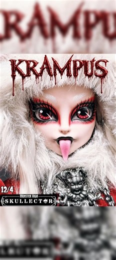 Krampus Skullector #monsterhigh #dollz #doll #fashion #barbie #style #muñecas #bratz #dolls