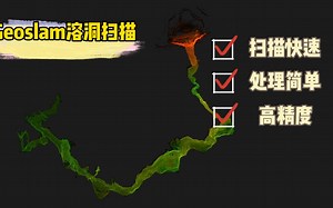 Geoslam溶洞测量，高效率、高精度