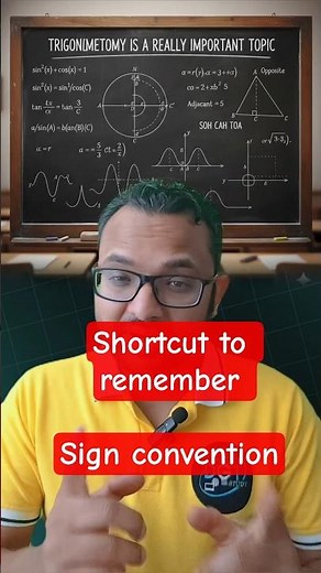 1st 2nd 3rd 4th Quadrant | trigonometric function |tricks memorize #trigonometry #mathsshorts