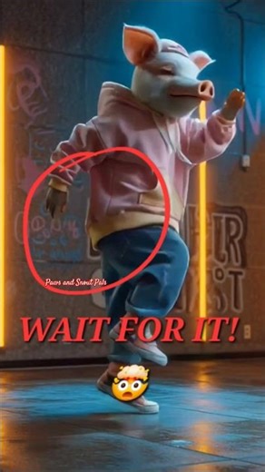 THIS PIG CAN BREAKDANCE?! 🤯 Epic B-Boy Moves You Won't Believe! #shorts #viralshorts