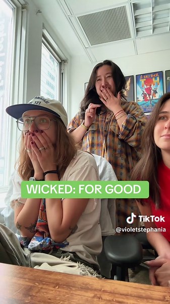 Final wicked trailer dropped. Watch us geek out for 3.5 mins @gracie @Madison Cleeves @Wicked: For Good #wicked #wickedforgoodtrailer