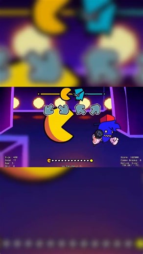 Friday Night Funkin' VS Pac Man 1.5 Arcade World | #fnf #fridaynightfunkin