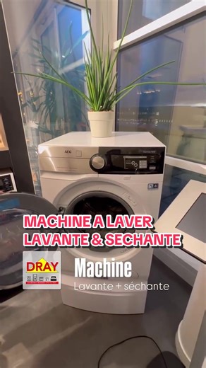 Machine à laver lavante séchante à pompe à chaleur. ✨Performance de lavage 🔥Efficacité du séchage #electromenager #machinealaver #linge #lavage #electrolux
