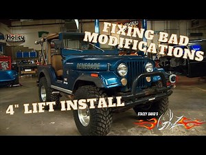 Fixing Bad Modifications & Jeep CJ5 4" Lift Installation - Stacey David's Gearz S15 E2