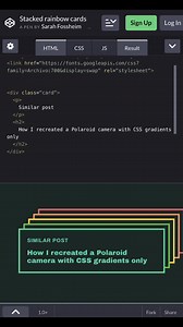 分享一个codepen上某位大神的pen