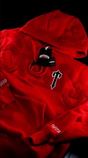 Geedup X Trapstar Handstyle X Irongate T Hoodie 'Red' (2025)