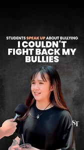 170K views · 951 reactions | "I couldn't fight back": A student speaks out about being bullied in primary school and shares her advice for victims. What to do if your child is facing bullies: https://str.sg/eEJ4 | The Straits Times | Facebook