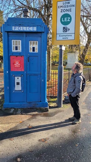 Found the TARDIS in Glasgow! 💙 #Shorts