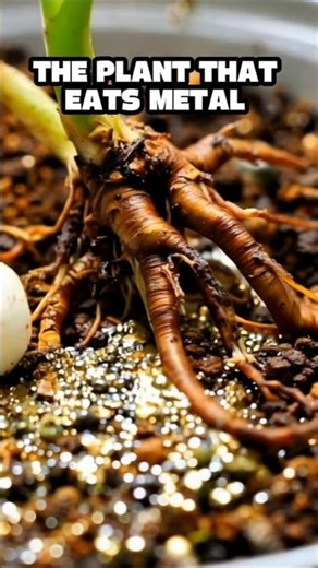 THE PLANT THAT EATS METAL #nature #science #weirdplants