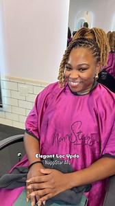 3K views · 2.7K reactions | Elegant Loc Updo  Book appointment at NappStar.com #locs #locnation #locstyles #atllocs #atlantalocs #loclivin #locsatlanta #atlantaloctician #locjourney #atlanta #atl #starterlocs #locmaintenance | NappStar ATL | Facebook