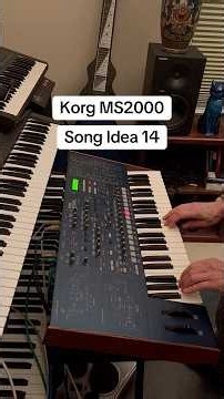 Korg MS2000 Song Idea 14 VINTAGE SYNTH SOUNDS and MUSIC #asmr #chill #techno #space #trance