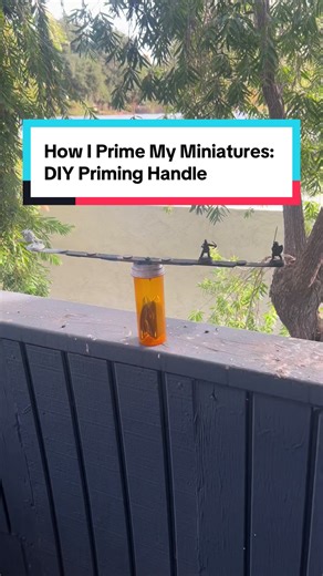 DIY Priming Handle for Miniature Painting
