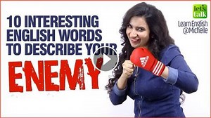 10 Interesting Words & Phrases To Describe Your Enemy  | English Speaking Lesson | Improve English