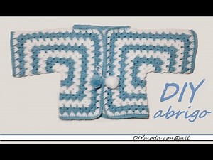 How to crochet a baby coat step by step