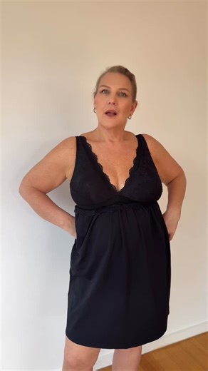 Va Va Voom on Instagram: "Eloise lacy nighty explained. Penny is a 12F bra middle aged Mum. Good support is important for comfort and style. The looser skirt on the Eloise is flattering and easier to wear. #vavavoom #vavavoomsleep #sleepwear #loungewear #support #bralessandflawless #pyjamas"