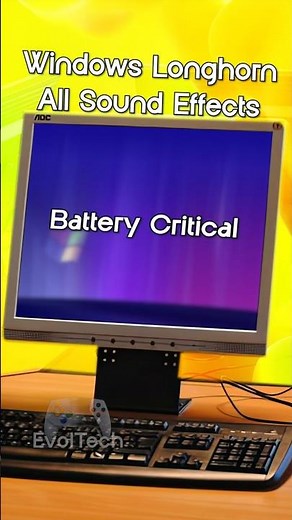 Windows Longhorn All Sound Effects!