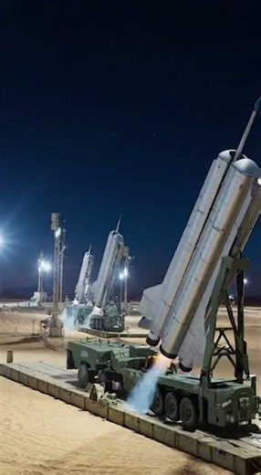 Hypersonic Missile Test at Night 🚀 | Massive 4K Desert Launch Sequence