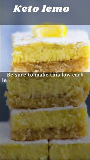 Keto lemon bars #shorts