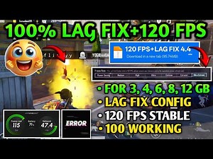 💫 BGMI & PUBG LAG FIX CONFIG | 120 FPS CONFIG BGMI | PUBG 120 FPS CONFIG | BGMI LAG FIX CONFIG