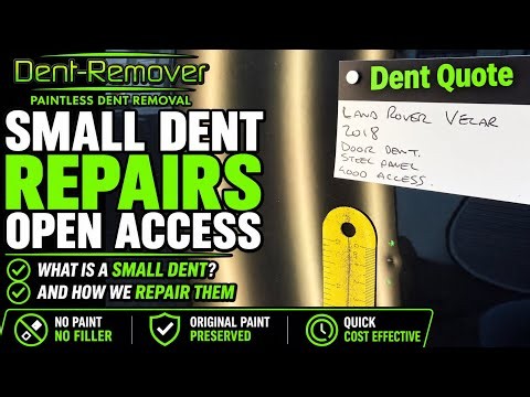 Small Dent Repair Using the Paintless Dent Removal Process | By Dent-Remover Ltd