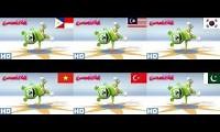 Mix of 6 videos from youtube : asian gummy bear song